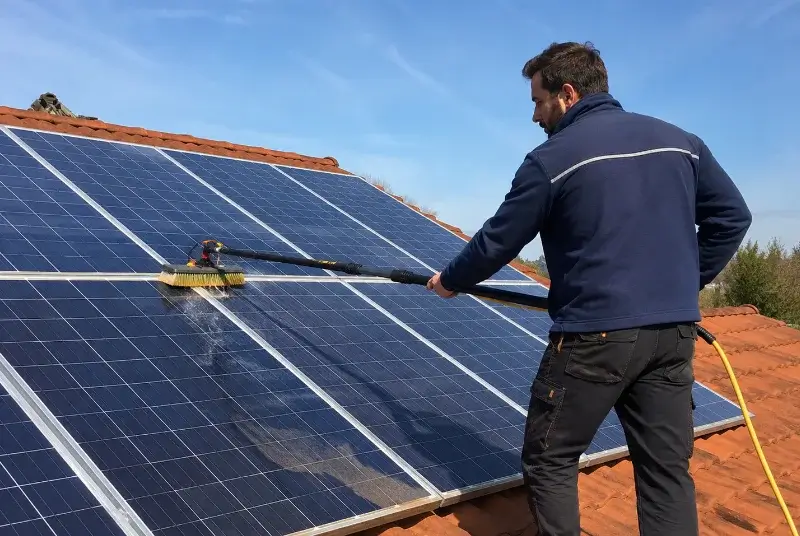 Nettoyage et entretien de panneaux solaires à Tersanne